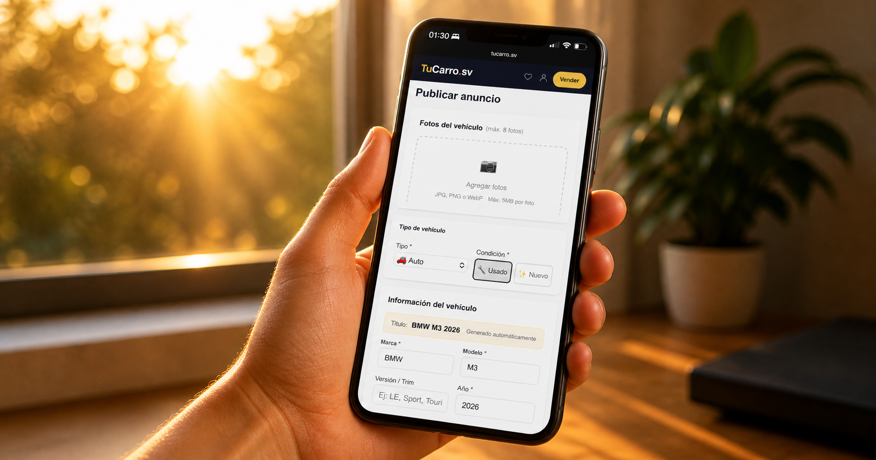 Cómo publicar tu carro en TuCarro.sv: guía paso a paso