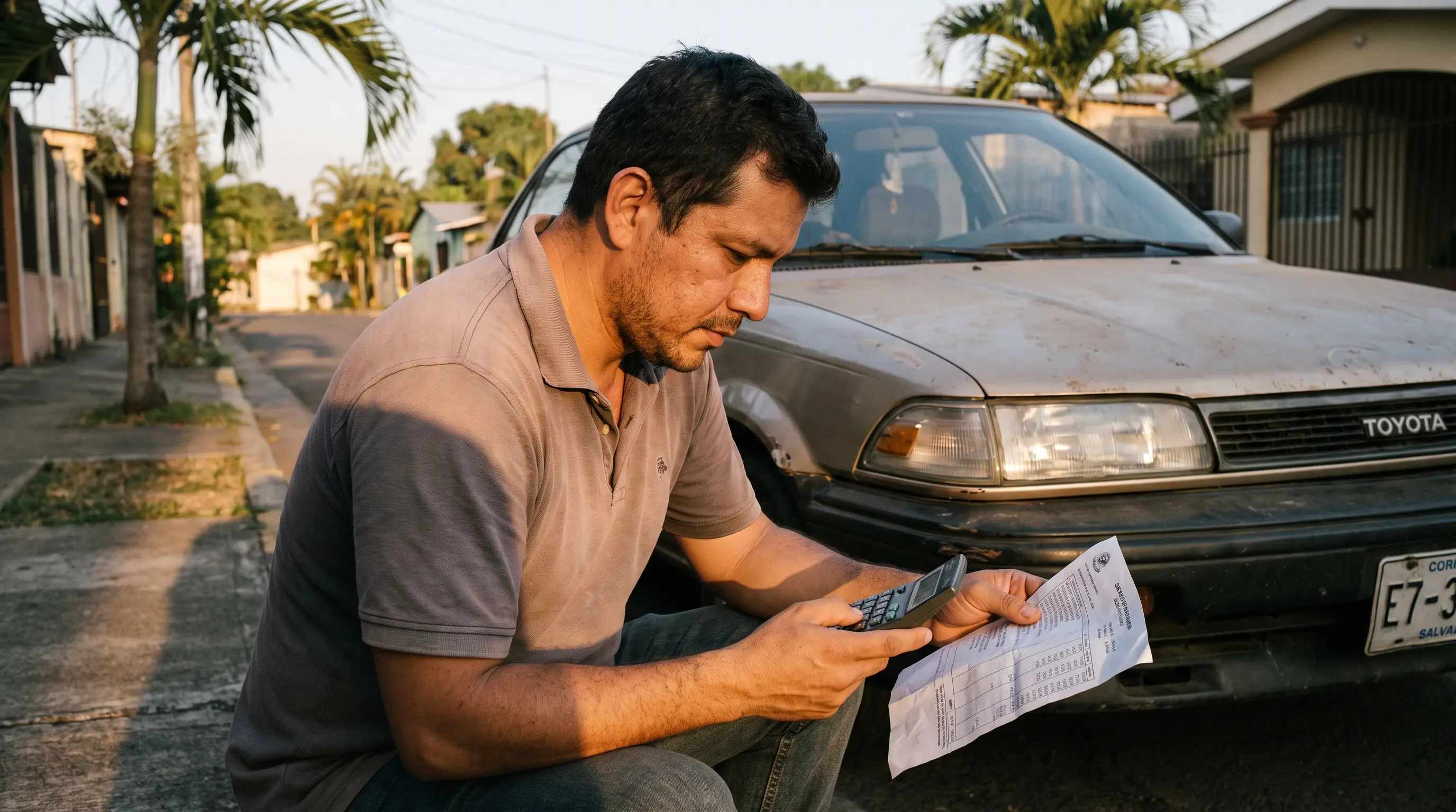 Cuánto cuesta mantener un carro al mes en El Salvador (2026)
